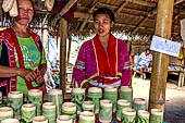 Hill tribe village in the area of Chiang Rai, Northern Thailand. 